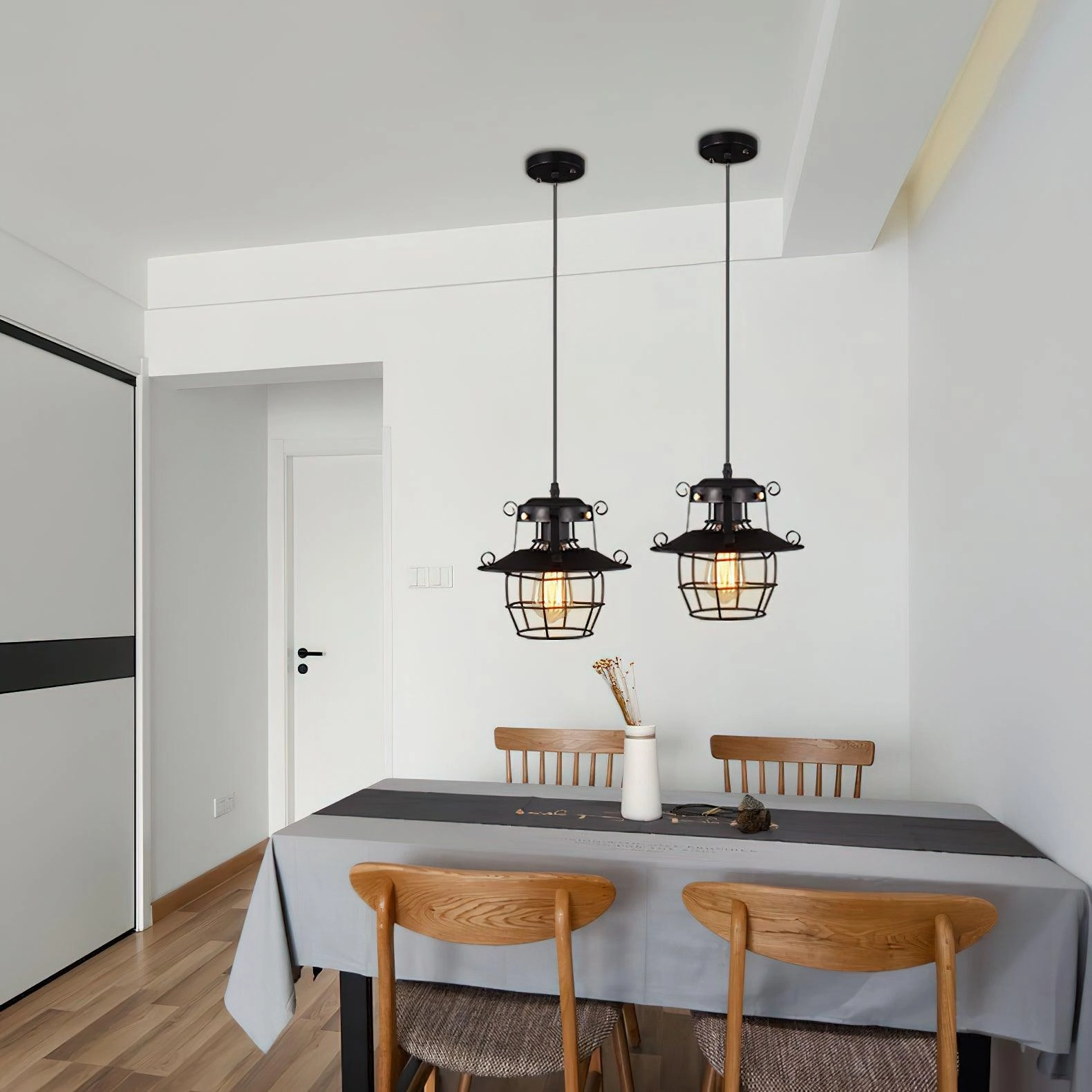 Retro Birdcage Pendant Light