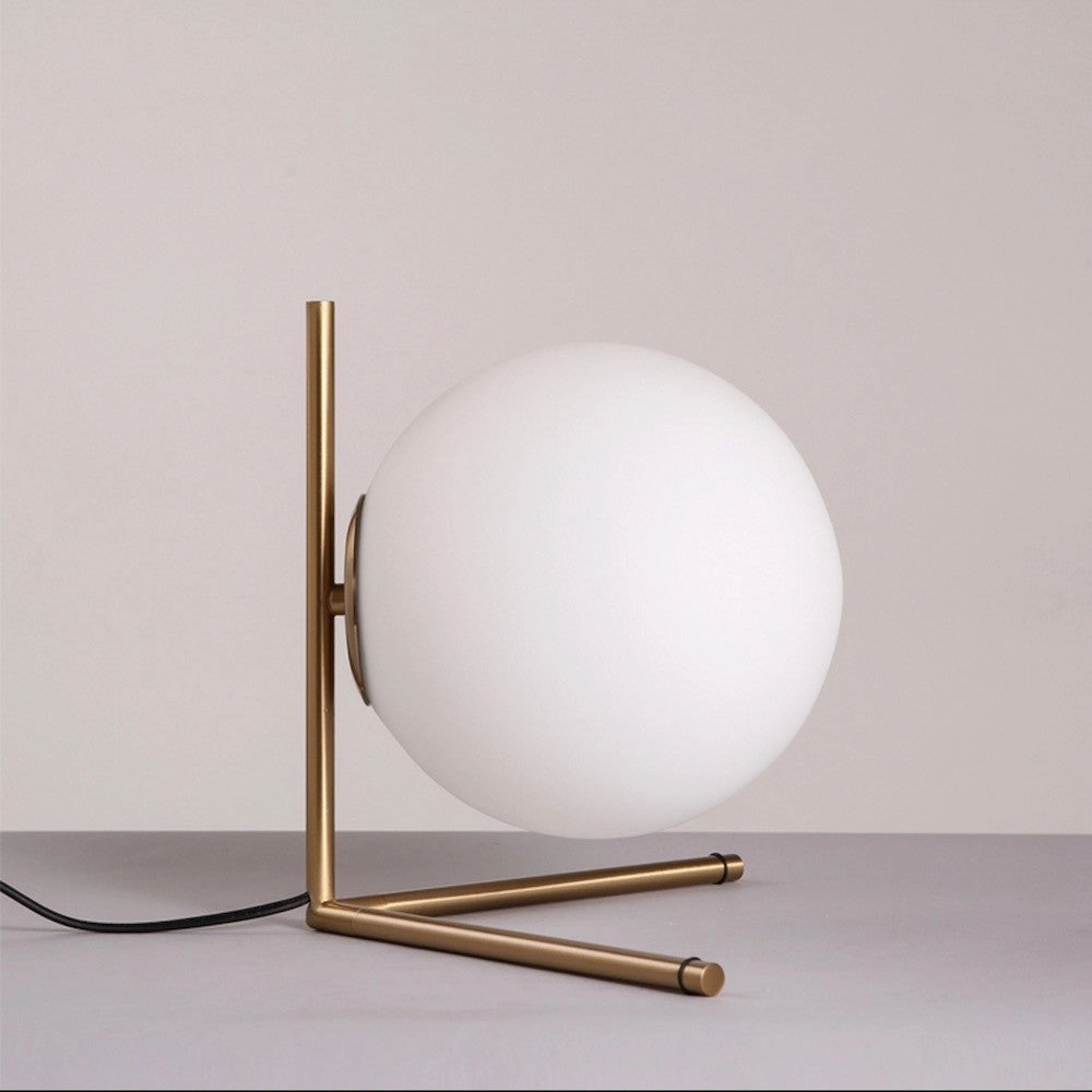 Retro Modern Brass Table Lamp