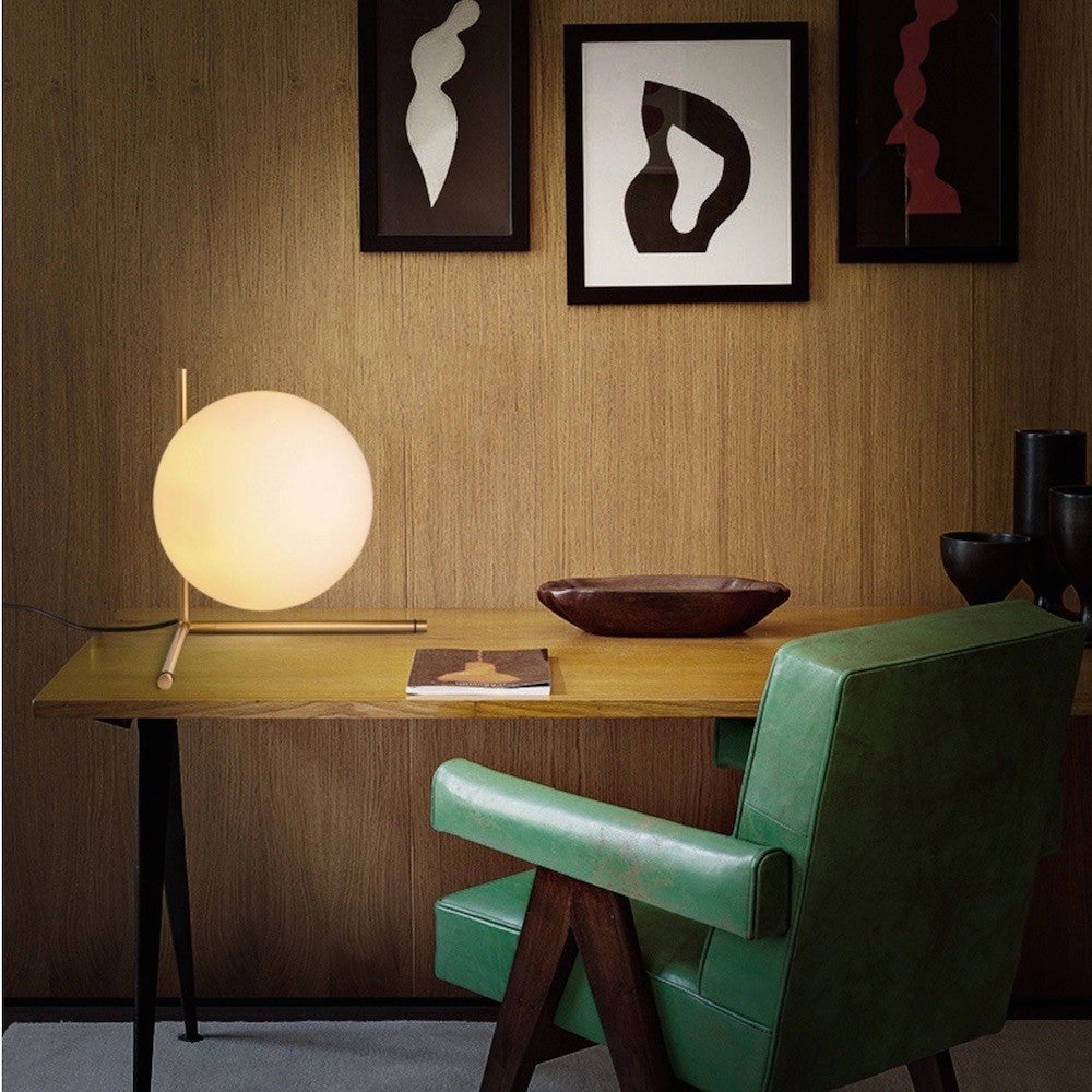 Retro Modern Brass Table Lamp