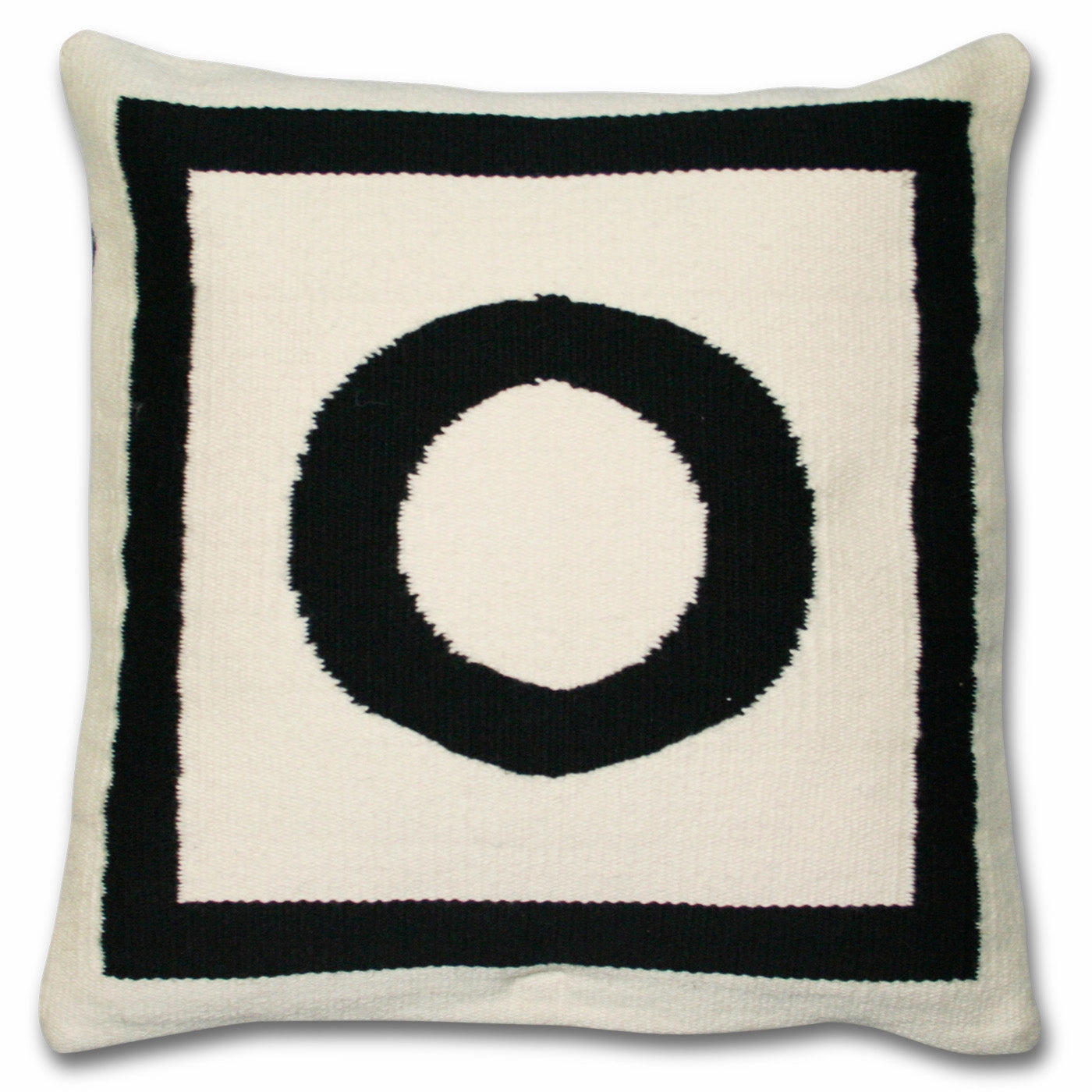 Reversible Letter Throw Pillow