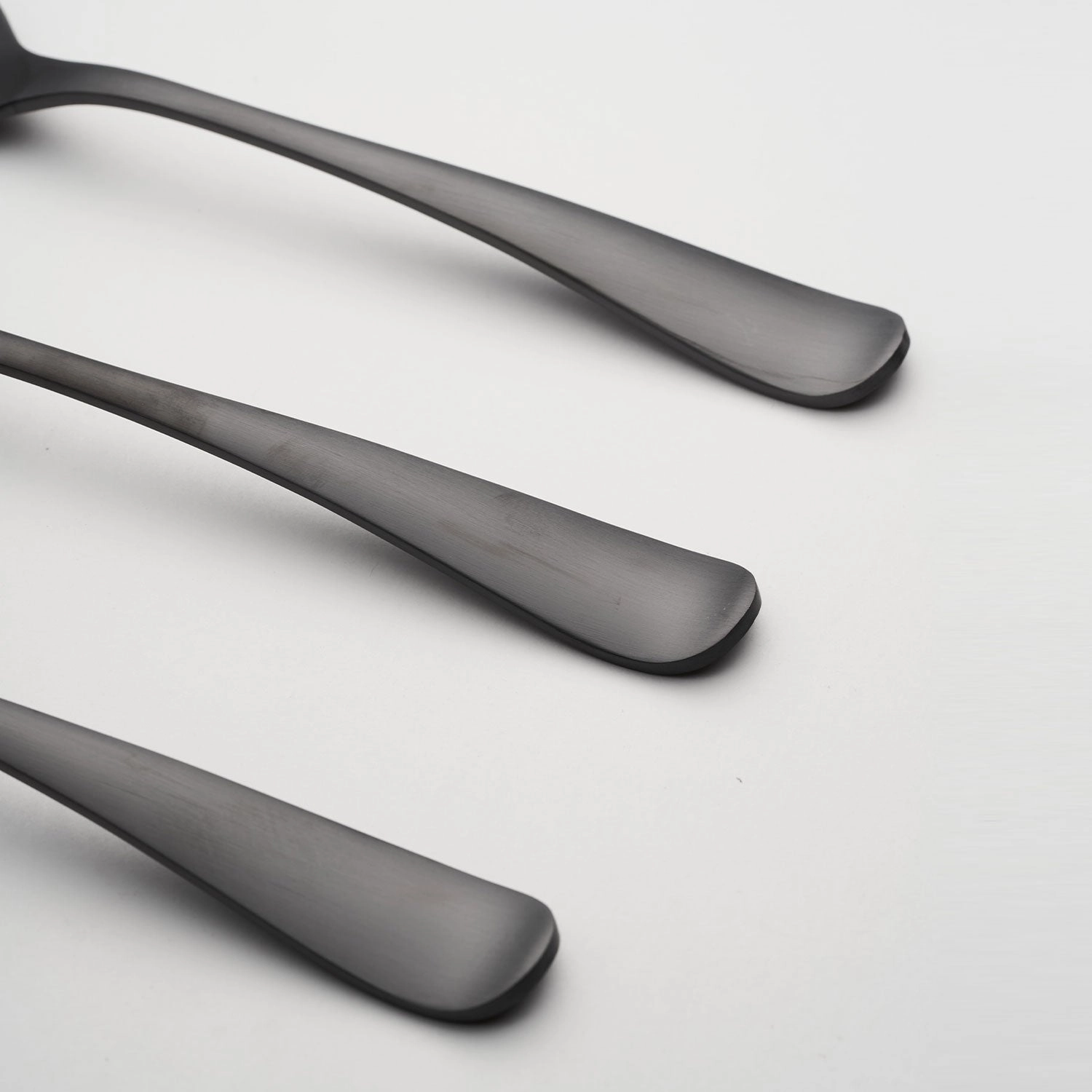 Rhiannon Black Satin 3 Piece Hostess Set