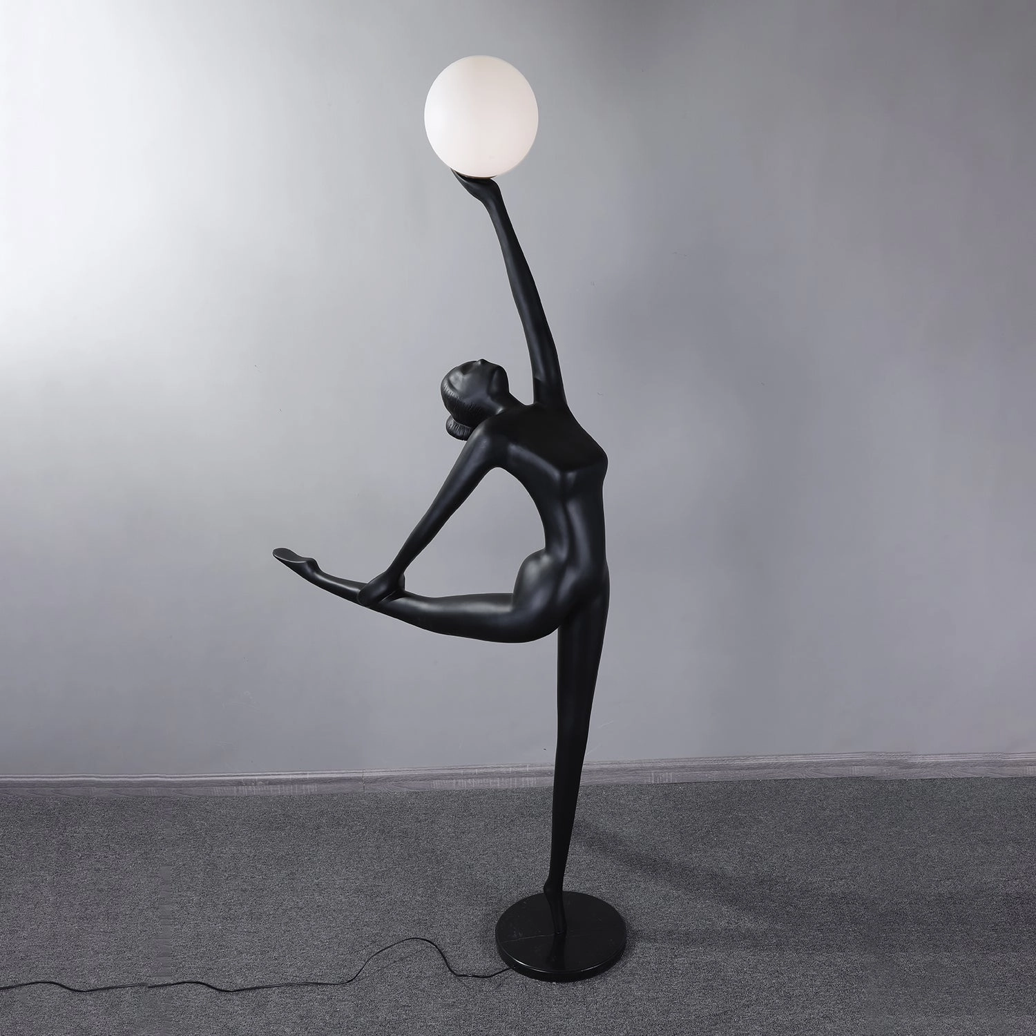 Rhythmic Gymnast Sculpture Floor Lamp