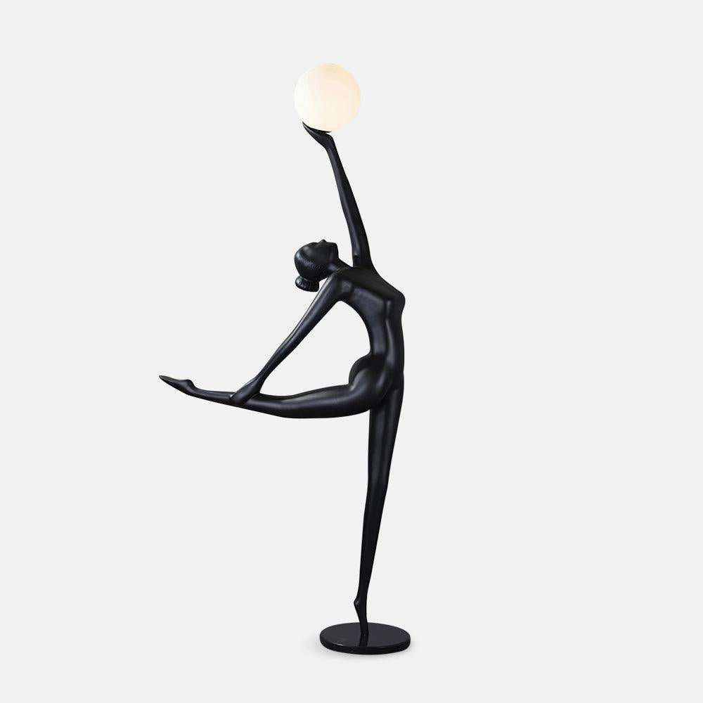 Rhythmic Gymnast Sculpture Floor Lamp