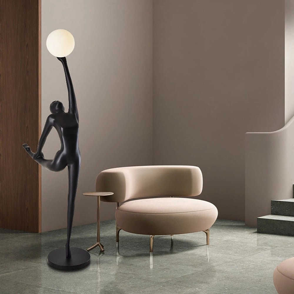 Rhythmic Gymnast Sculpture Floor Lamp
