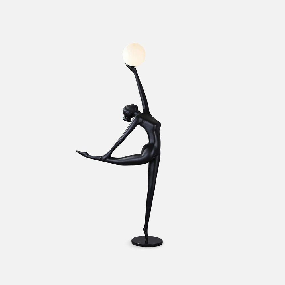Rhythmic Gymnast Sculpture Floor Lamp