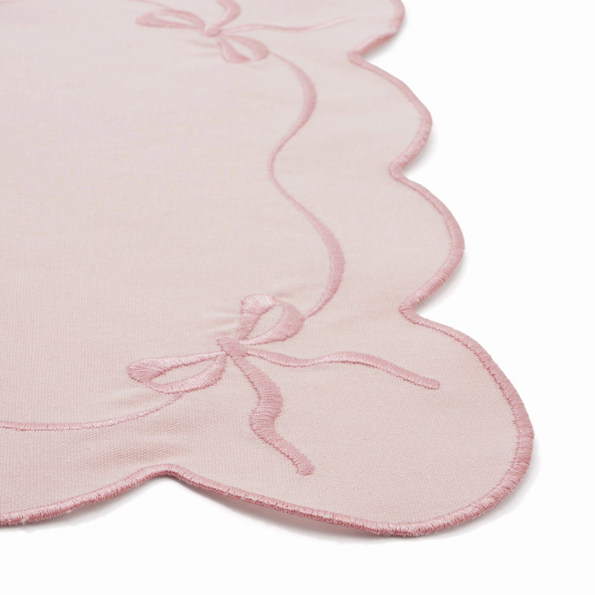 Ribbon Lunch Mat Pink