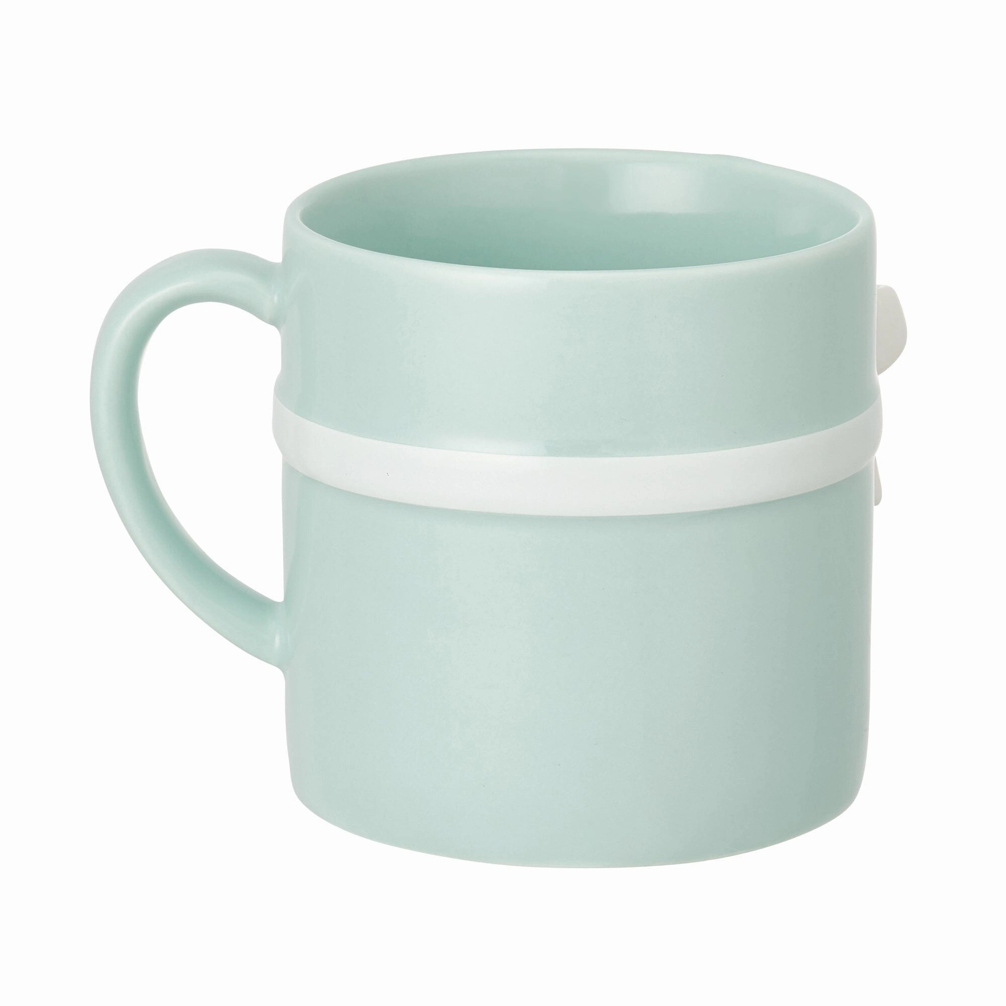 Ribbon Mug & Snow Globe Blue