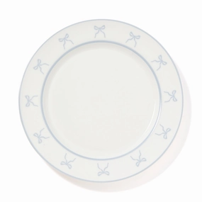 Ribbon Plate Medium Bluehand-painted ceramic bowl