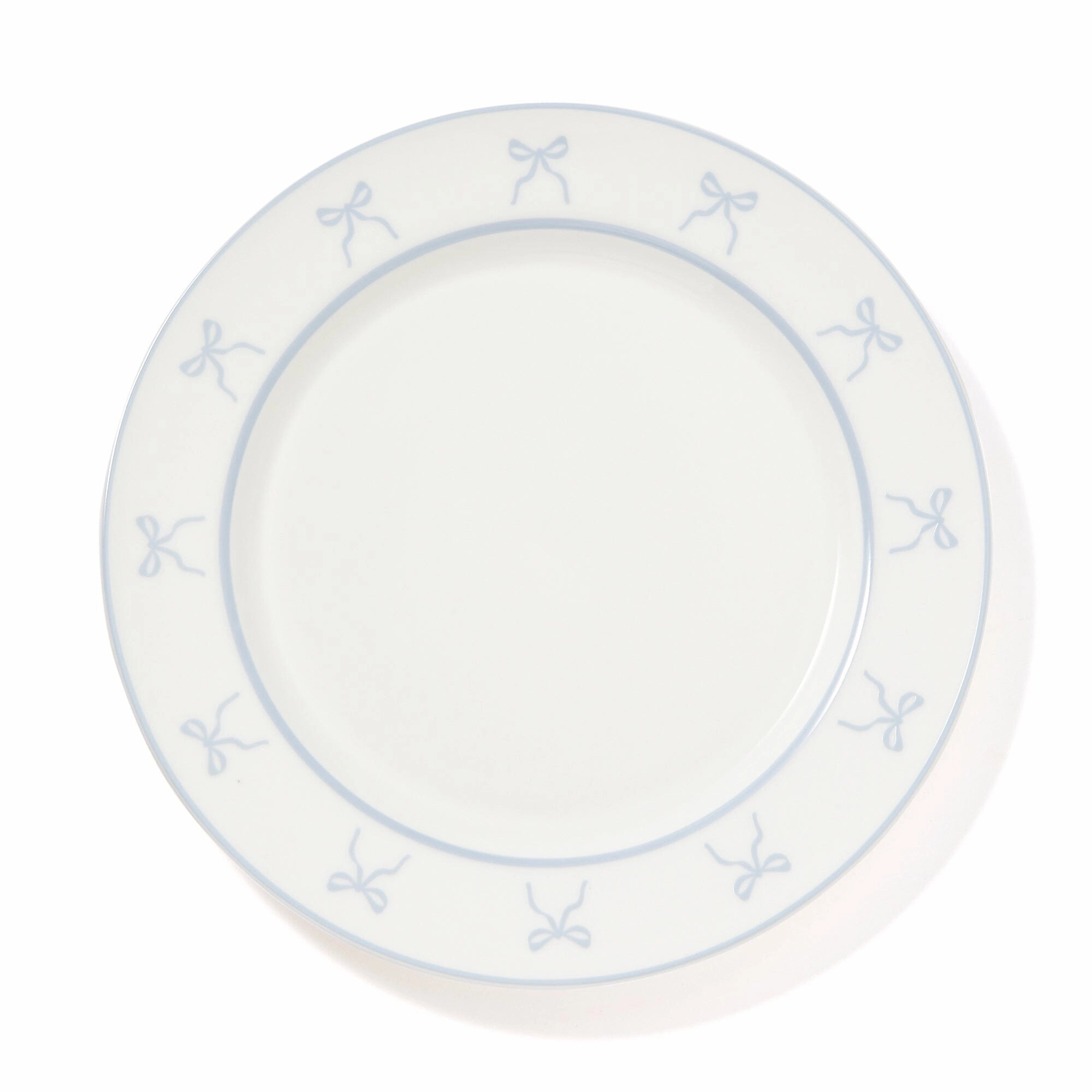 Ribbon Plate Medium Bluehand-painted ceramic bowl