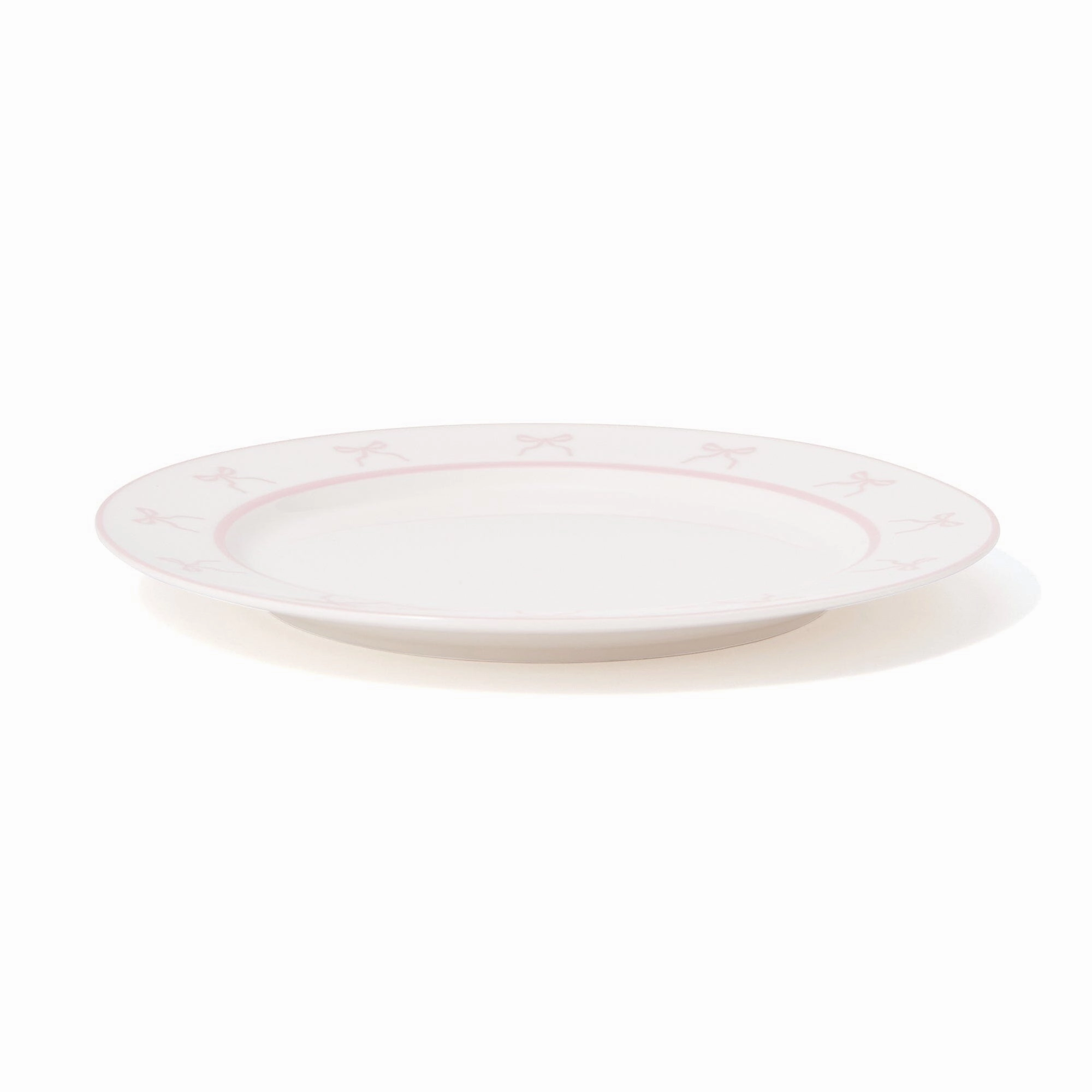 Ribbon Plate Medium Pink