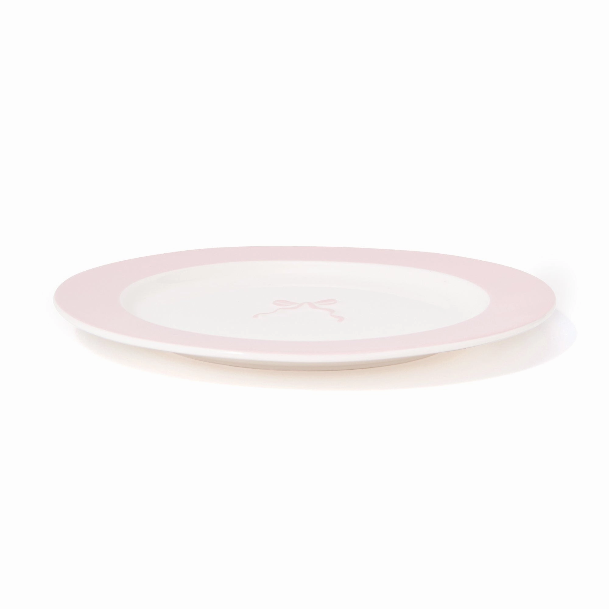 Ribbon Plate Small Pink