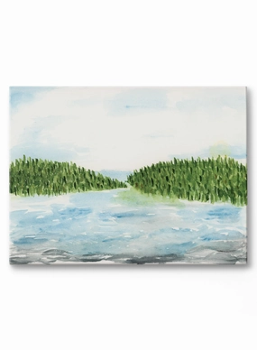 Rice Lake, Canvasindoor decorative canvas print