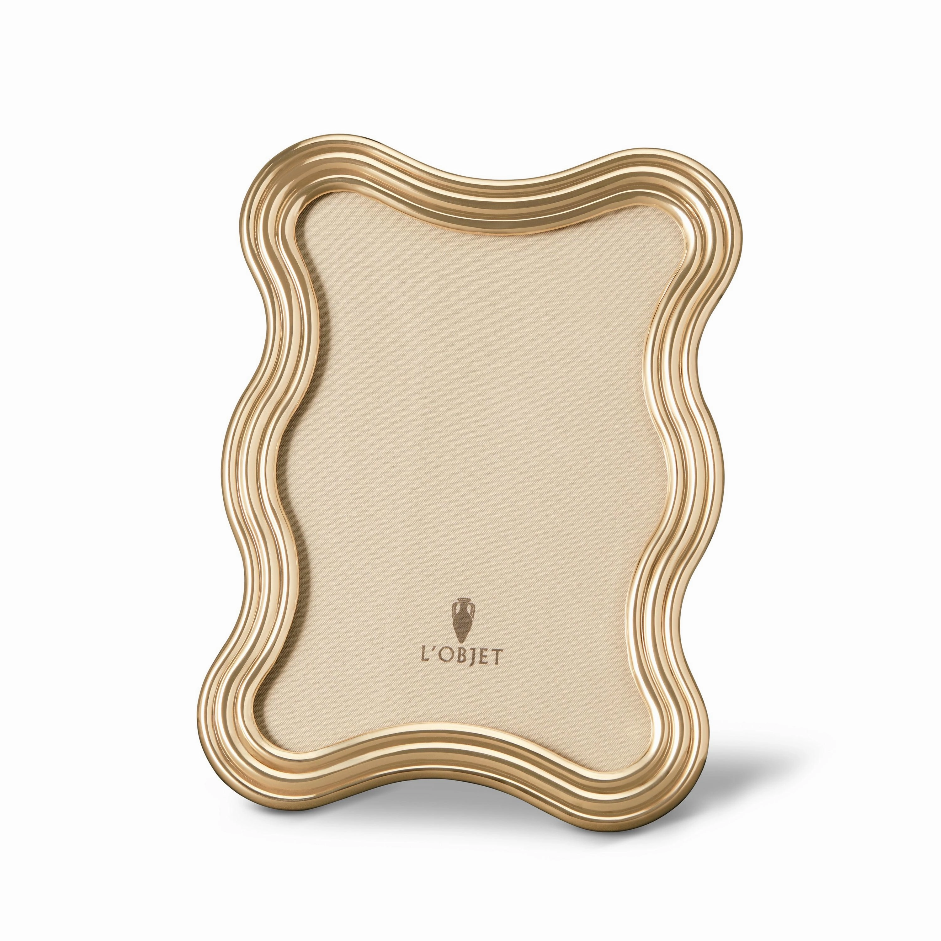 Ripple Frame - Gold - 5x7decorative photo frame ,personalized photo frame 