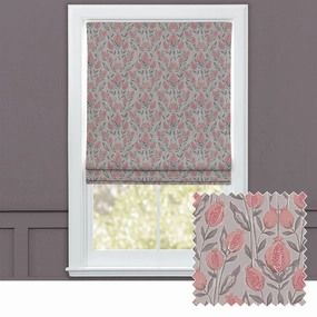 Rithani Printed Cotton Made to Measure Roman Blinds Mauvehome decor ,wall decor 
