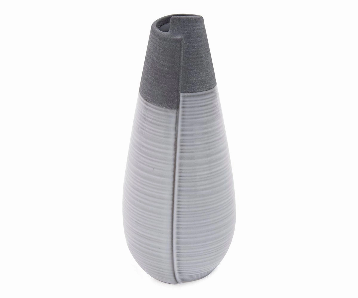 Rolled Two Tone Vasehome decoration ,modern home decor 
