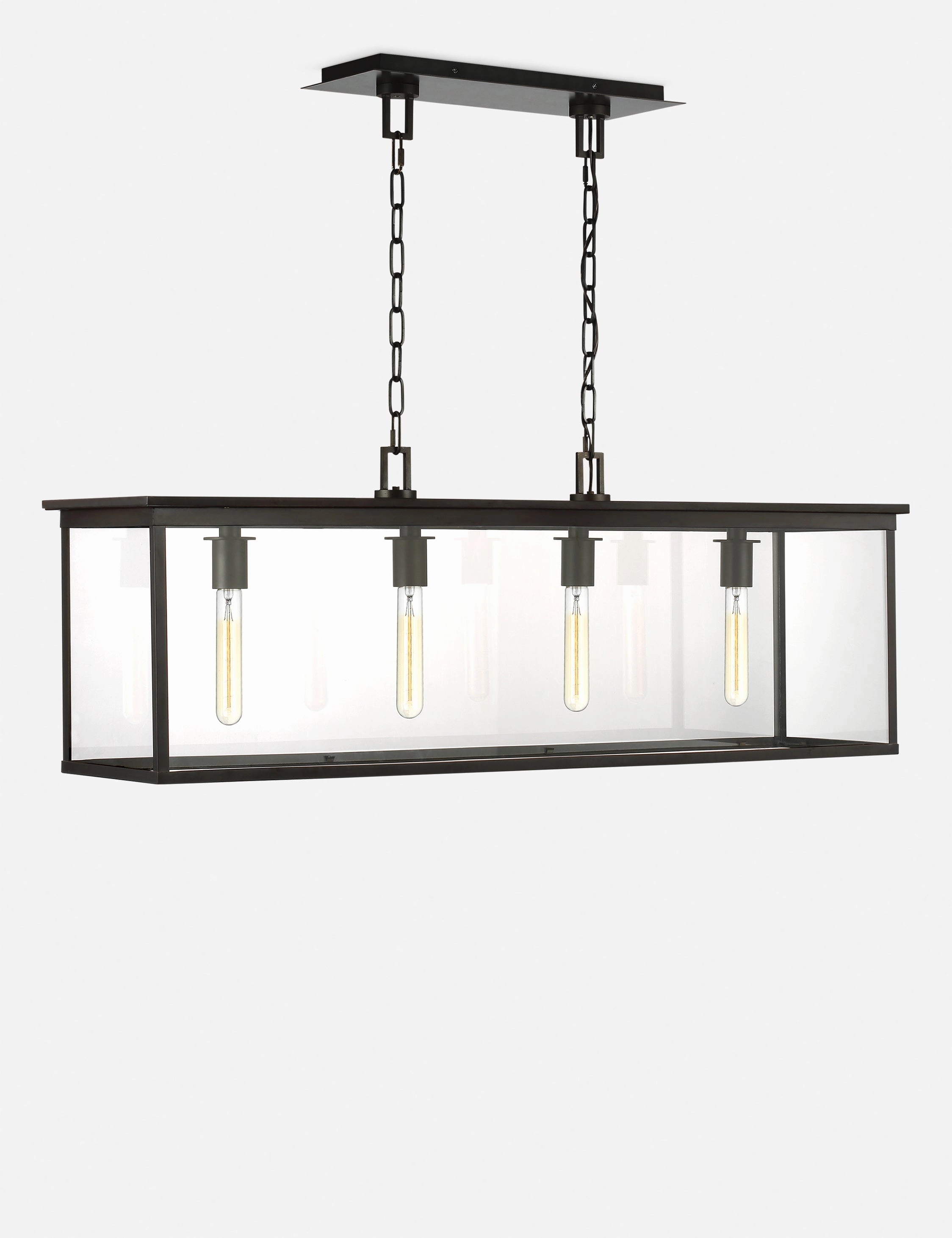 Romary Outdoor Linear Chandelieroutdoor wrought iron plant stand