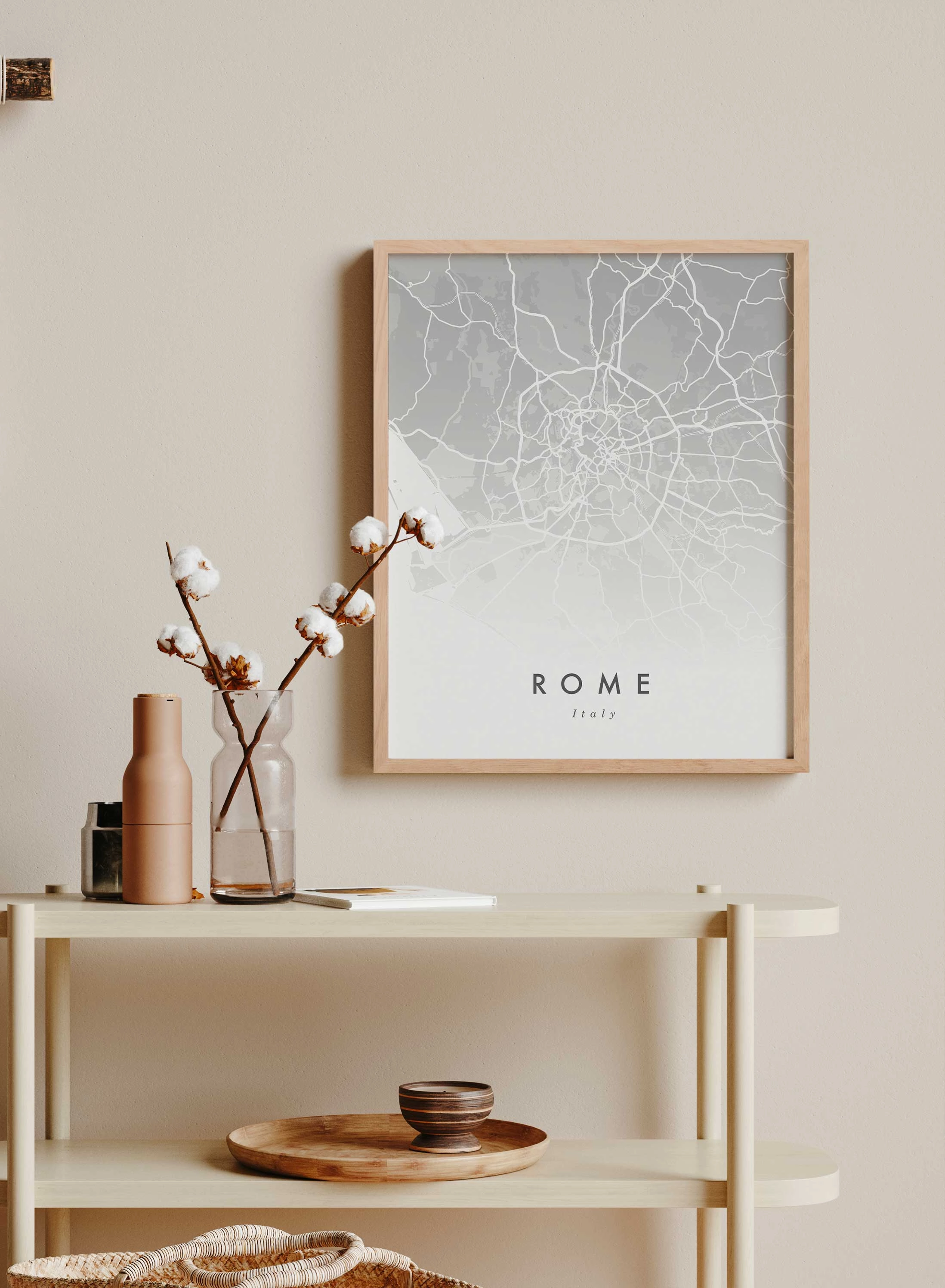Rome Map, Poster