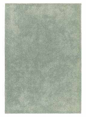 Romilly Sage Green Shag Rugmodern color block patchwork rug