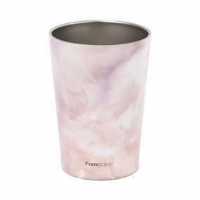 Roost Thermo Tumbler Medium Marble Brownglass cups ,personalized mugs 