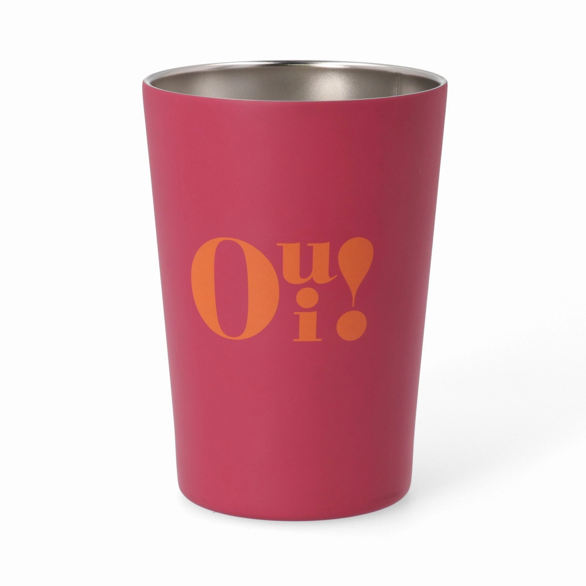Roost Tumbler Medium Pink X Orangeglass cups ,personalized mugs 