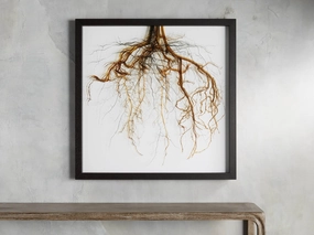 Roots Framed Printnordic style wall decor