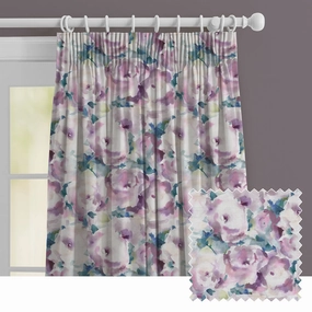 Rosa Printed Made to Measure Curtains Orchidhome decor ,wall decor 