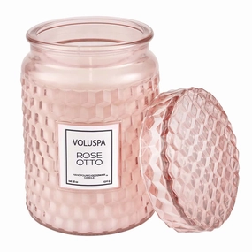 Rose Otto Jar Candle - Largehome decor ,wall decor 