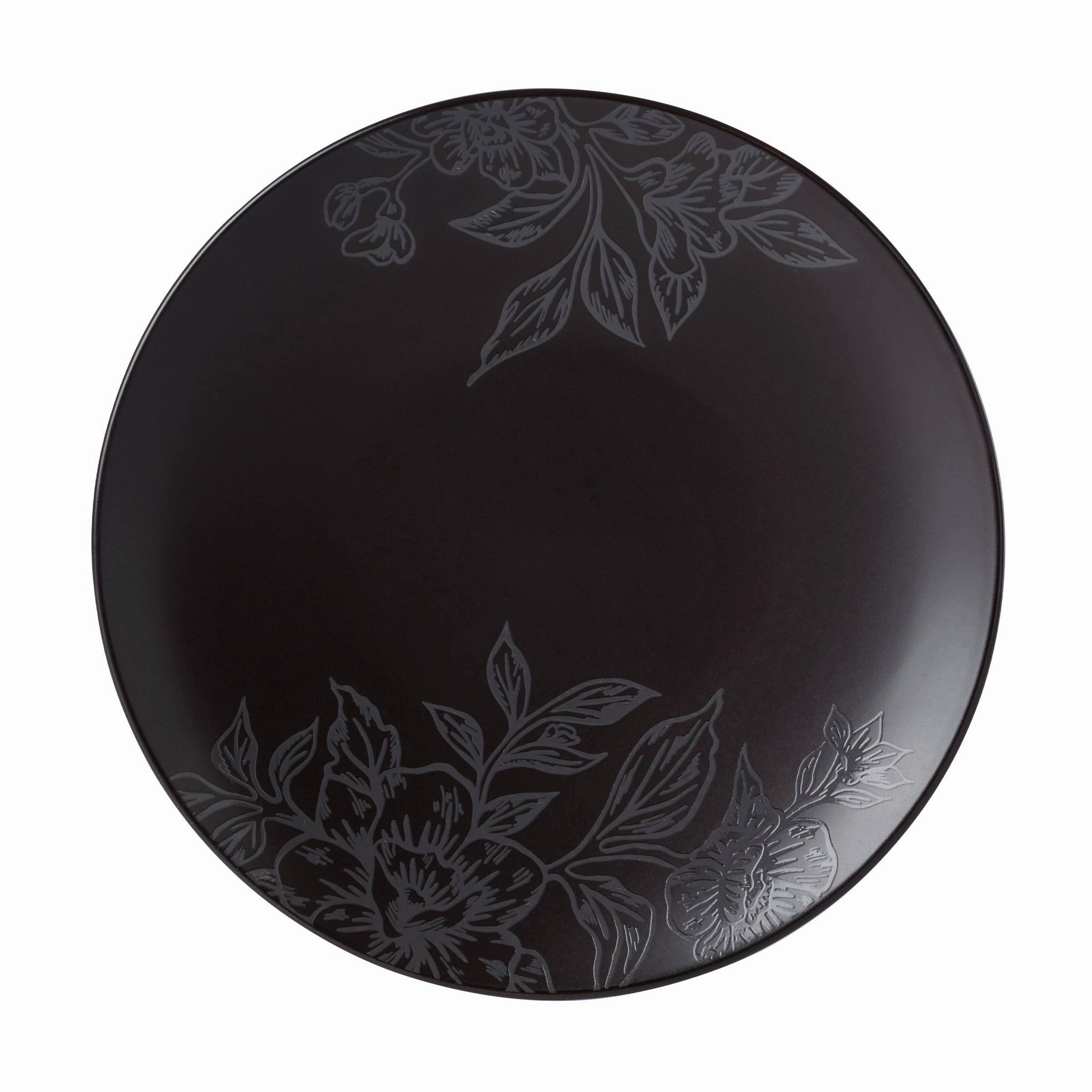 Roseto Charcoal 12-Piece Dinnerware Set