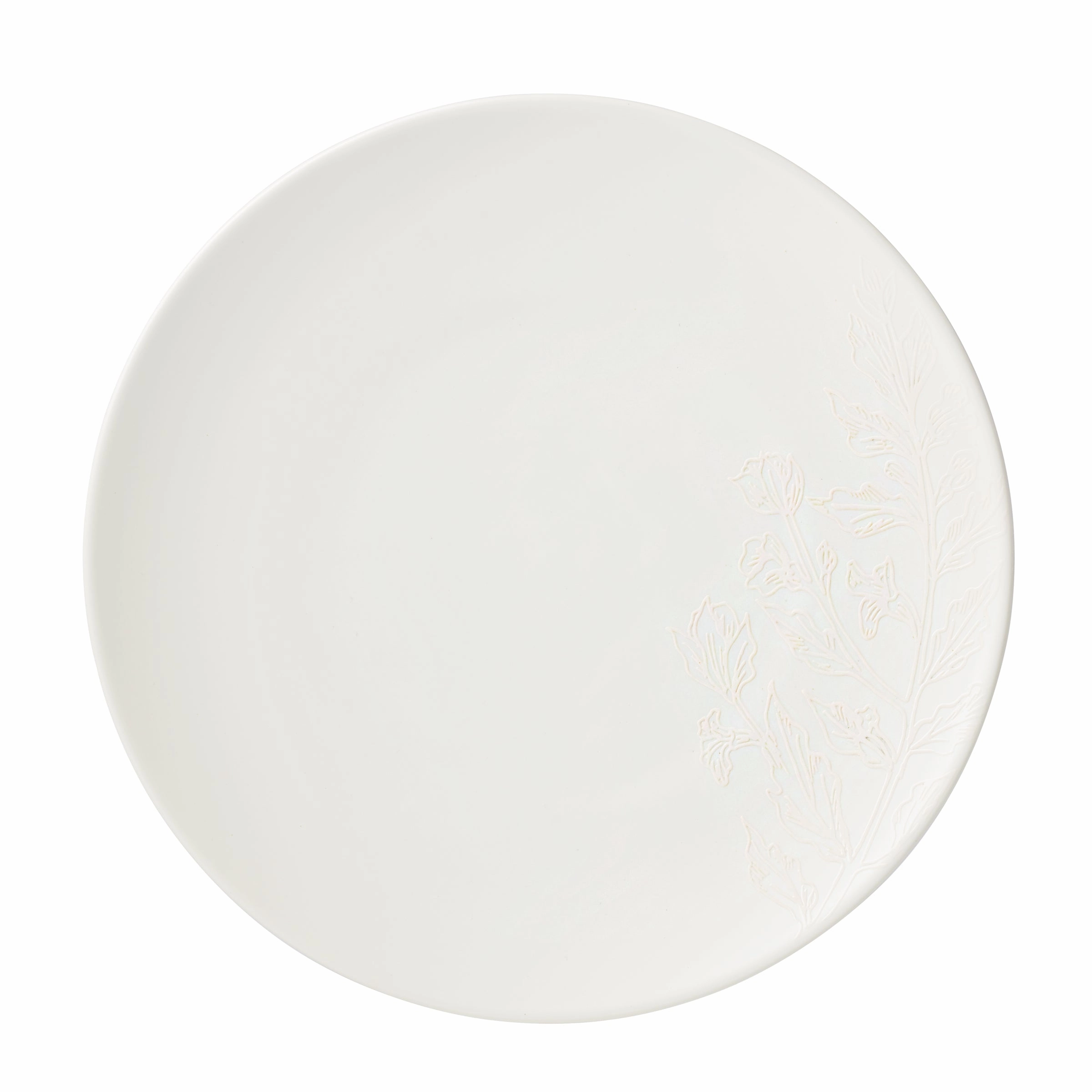Roseto White 12-Piece Dinnerware Set