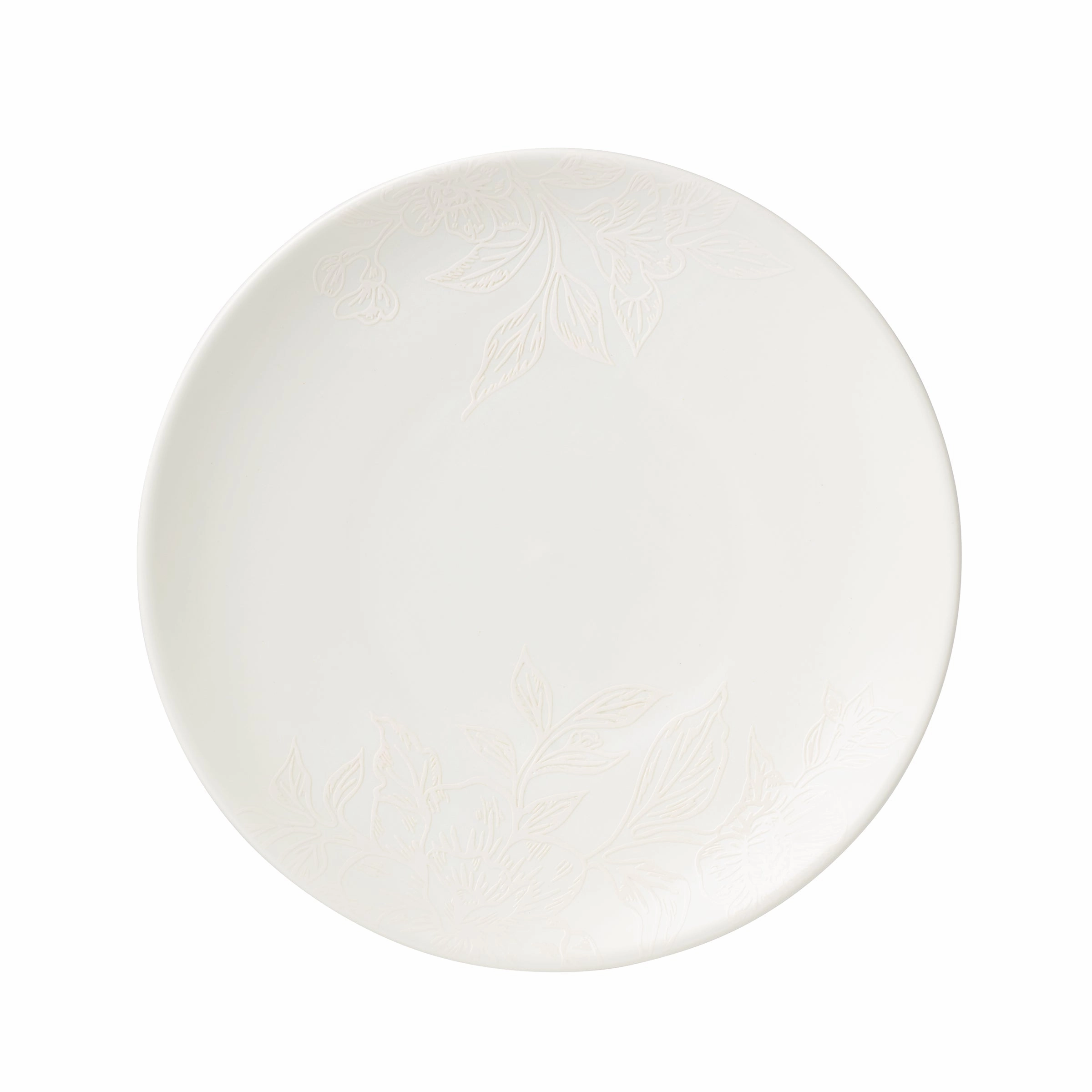 Roseto White 12-Piece Dinnerware Set