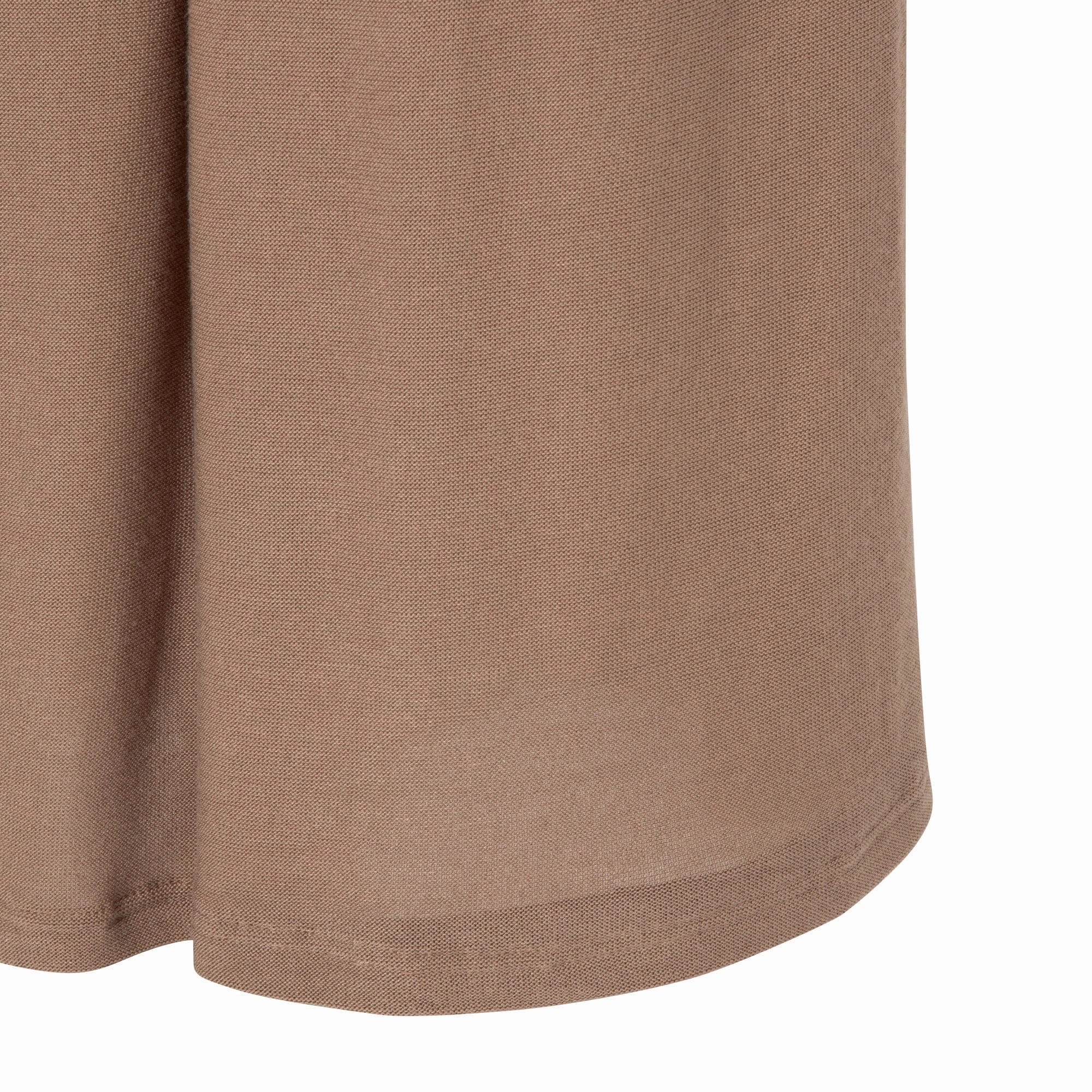 Ruffle Collar Knit Pajama Brown