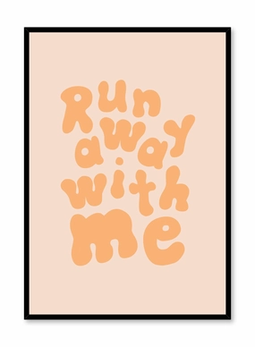 Run Away with Me, Posterpop culture themed posters