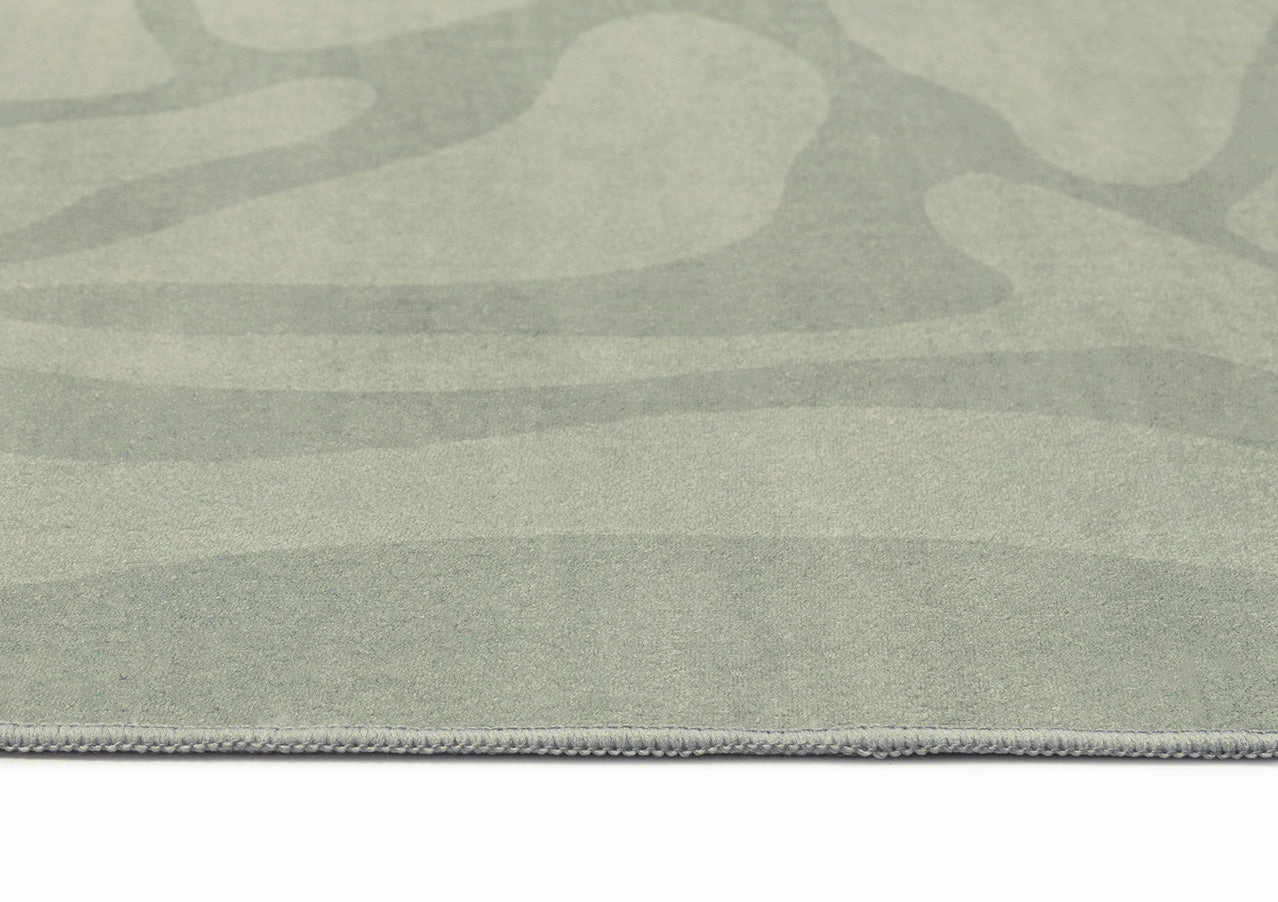Sabel Green Botanical Washable Rug
