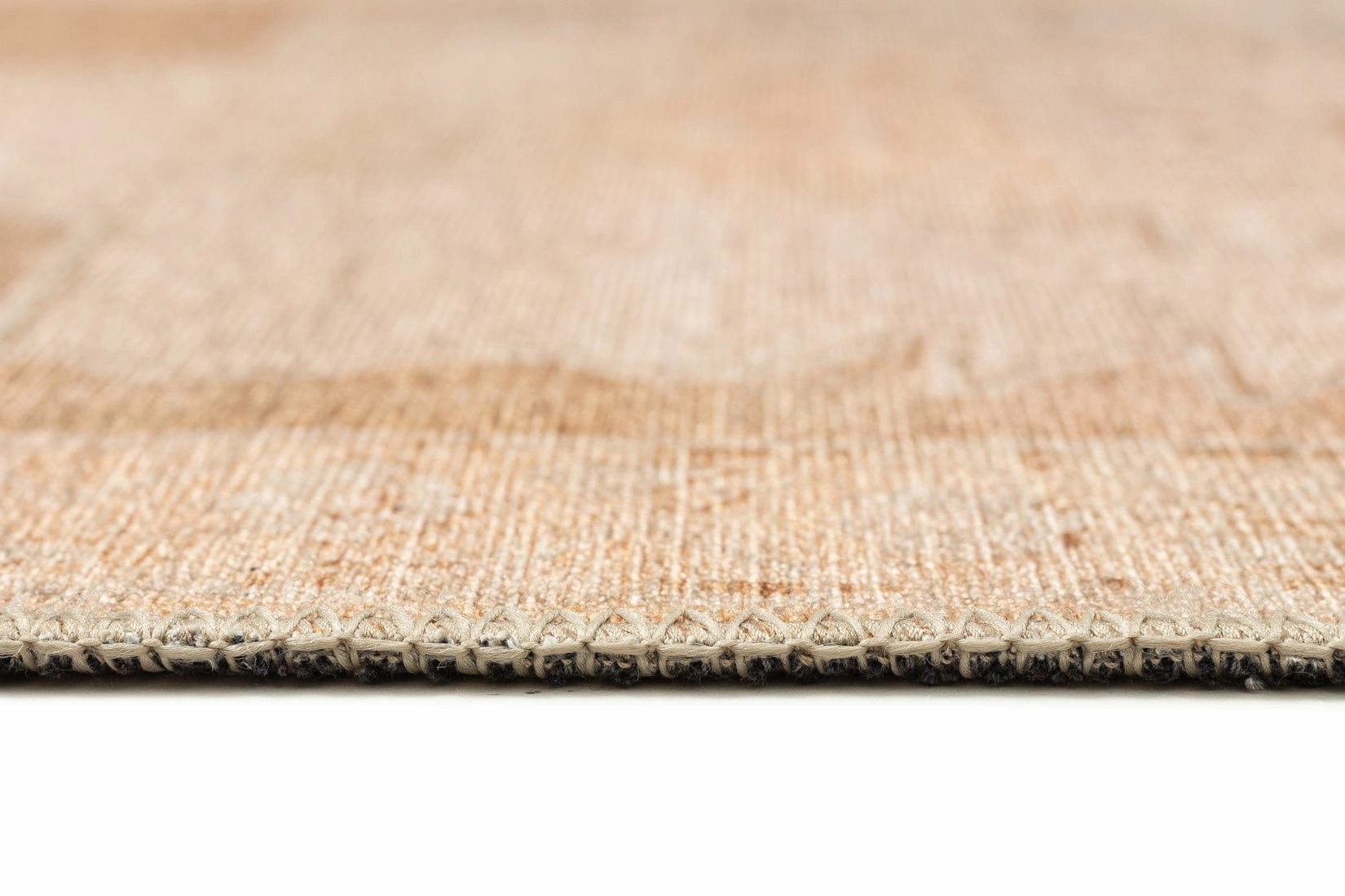 Sabine Cream and Rust Medallion Washable Runner Rug