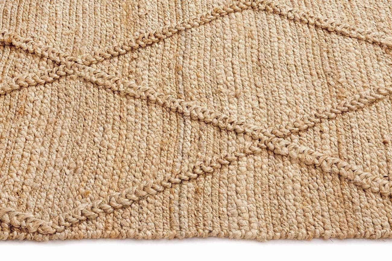 Sabra Diamond Lattice Jute Rug *NO RETURNS UNLESS FAULTY