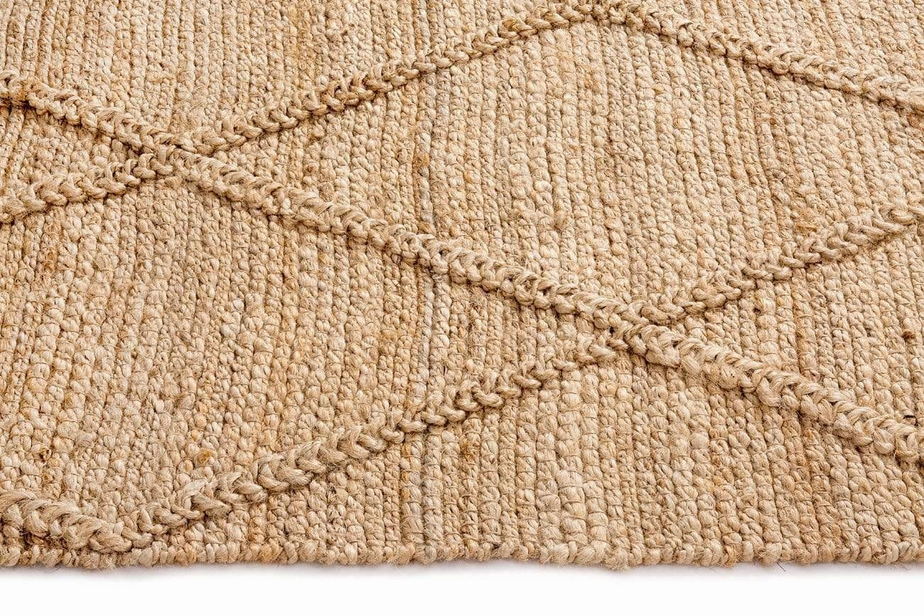 Sabra Diamond Lattice Jute Rug *NO RETURNS UNLESS FAULTY