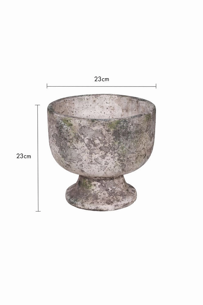 Sandstone Effect Footed Planter
