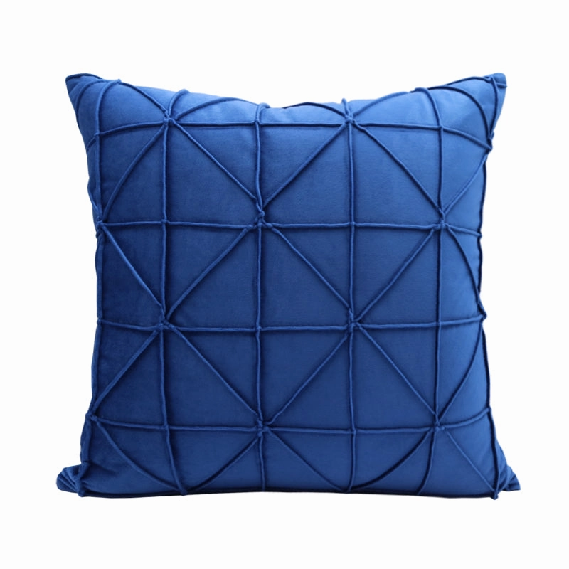Sapphire Blue Geometric Throw Cushionhome decoration ,modern home decor 
