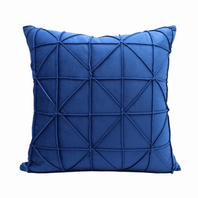 Sapphire Blue Geometric Throw Cushionhome decoration ,modern home decor 