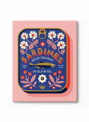 Sardines Wild Caught, Canvasindoor decorative canvas print