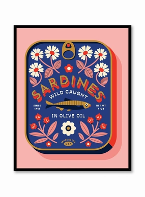 Sardines Wild Caught, Posterpop culture themed posters