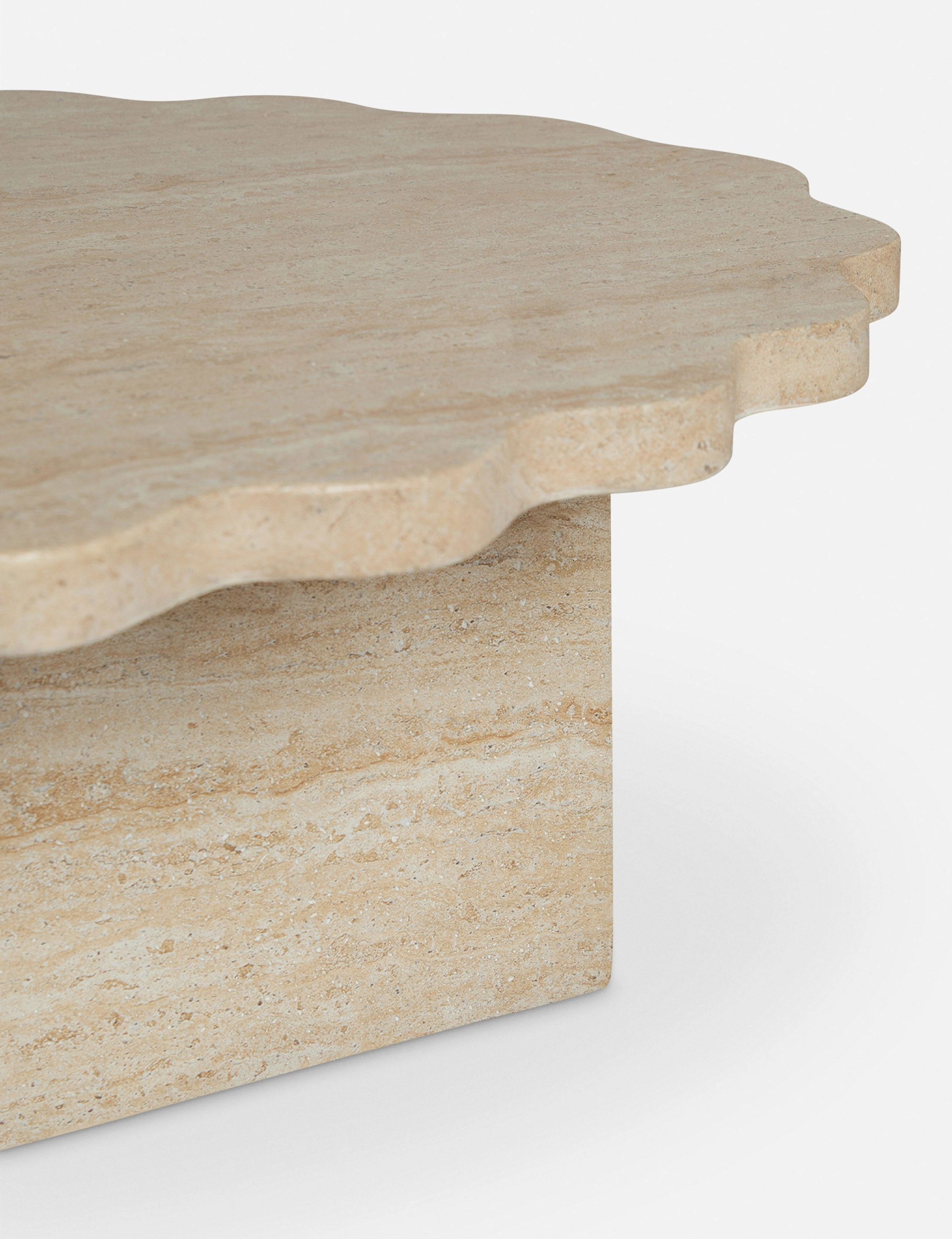 Scalloped Indoor / Outdoor Coffee Table by Sarah Sherman Samuel