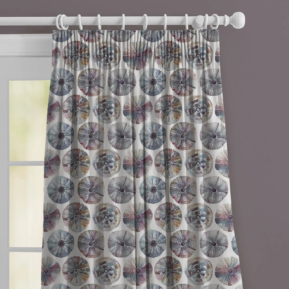 Sea Urchin Printed Made to Measure Curtains Abalone