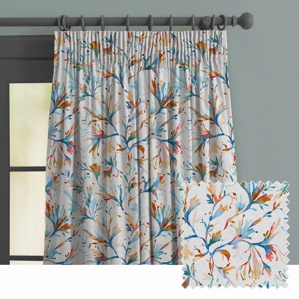 Seaweed Printed Made to Measure Curtains Cobalthome decor ,wall decor 