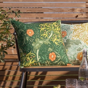 Seaweed Printed Outdoor Cushion Forest Greenbedding sets ,throw blankets 