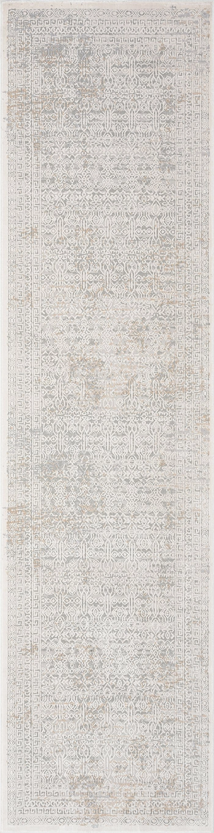 Seda Cream Ivory And Grey Traditional Floral Runner Rugmodern color block patchwork rug