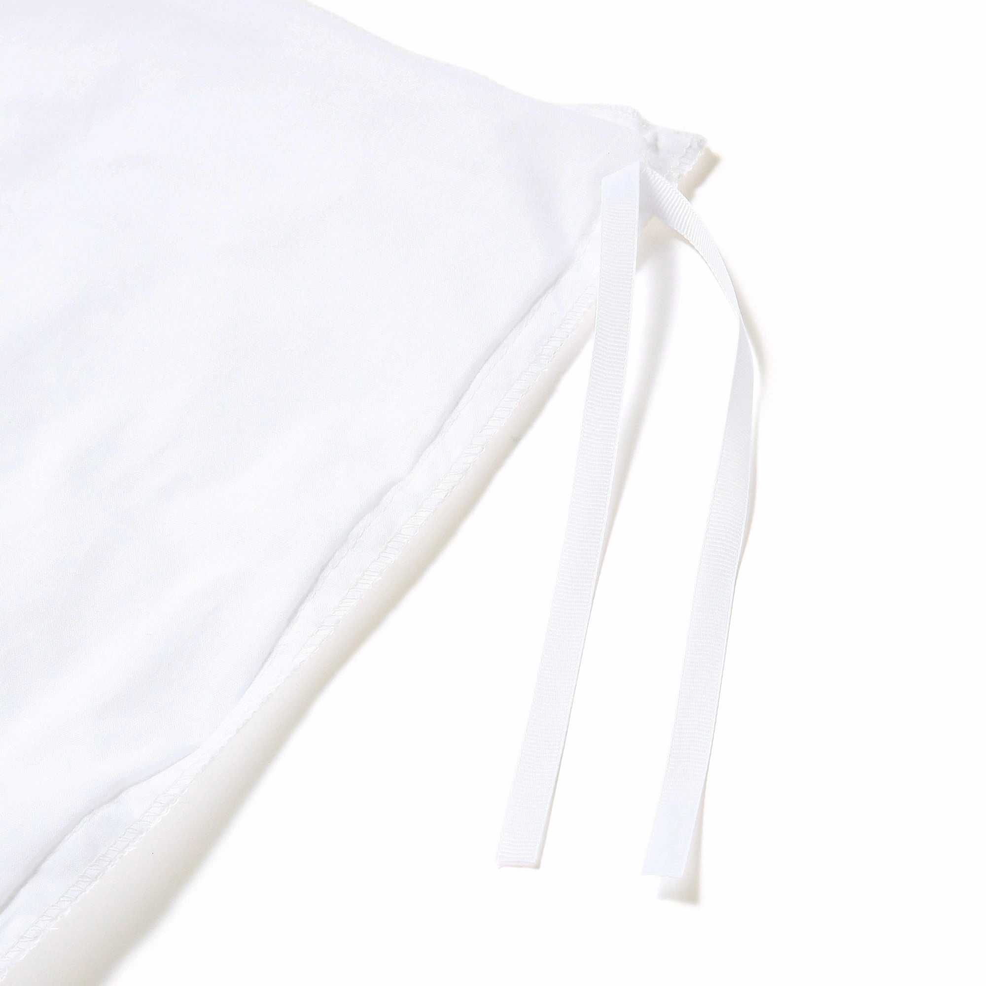 Seersucker Check Comforter Case Double White