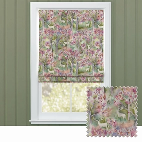 Seneca Forest Printed Cotton Made to Measure Roman Blinds Springhome decor ,wall decor 