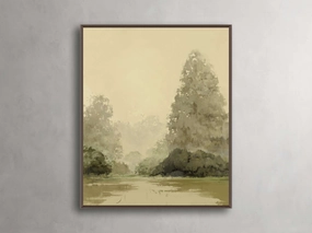 Sepia Grove Framed Printnordic style wall decor