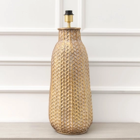 Serena Lamp Base Gold/Whitewashhome decor ,wall decor 